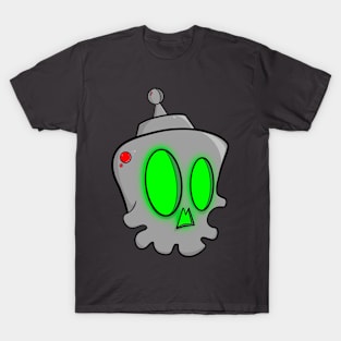 Glowing Robot Skull T-Shirt